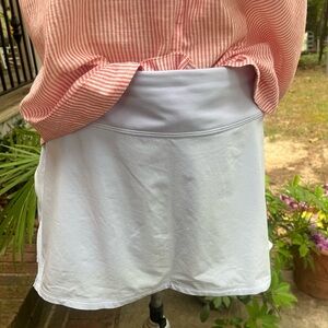 Lululemon Athletica Play off the Pleats Tennis Skort, Size 22, Light Blue, NWOT